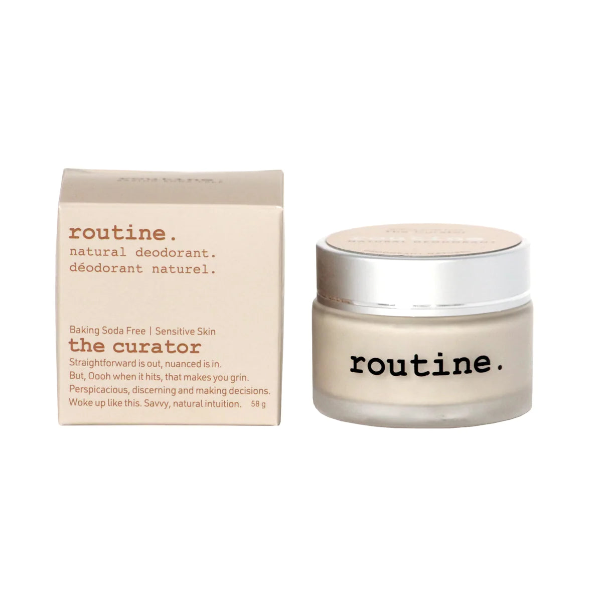 THE CURATOR CREAM DEODORANT BY ROUTINE